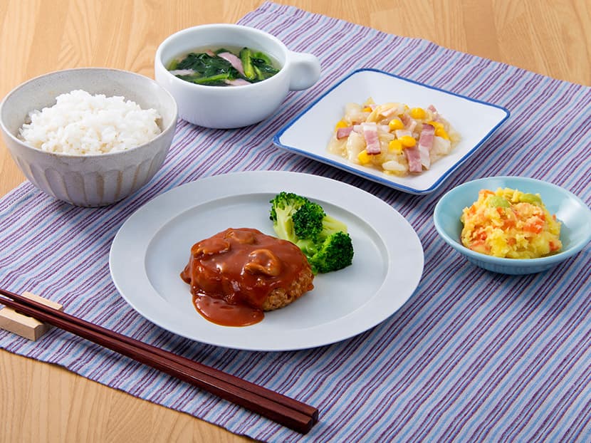 調理済みタイプのメニュー例